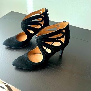 Anthropologie Suede Heels